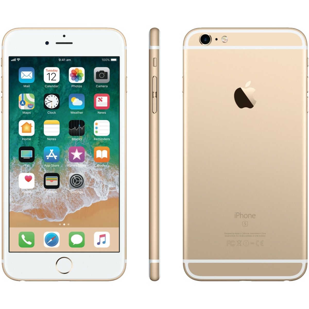 Buiten Nodig hebben Demonteer Apple iPhone 6S Plus 64GB Gold, Like-New